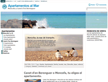 Tablet Screenshot of apartamentosalmar.com